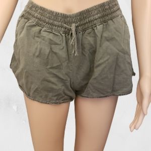 Hollister Drawstring Cargo Booty Shorts- Small